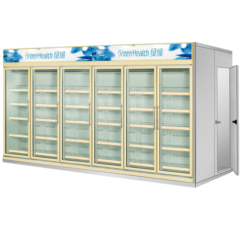 Congelador de vidro 50mm elétricos da porta da multi leiteria da plataforma densamente para a cozinha