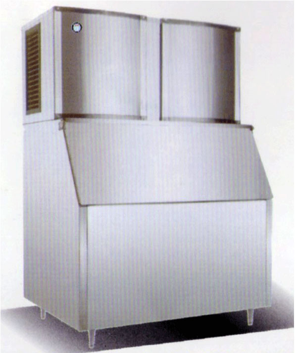 R22 / Máquina de fatura de gelo 910kg de R404a com a porta de fecho automático da dobradiça