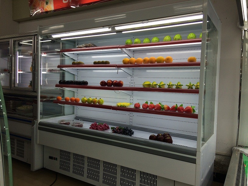 telecontrole aberto do compressor de Danfoss do refrigerador da exposição de Multideck do refrigerador aberto de 2m Multideck