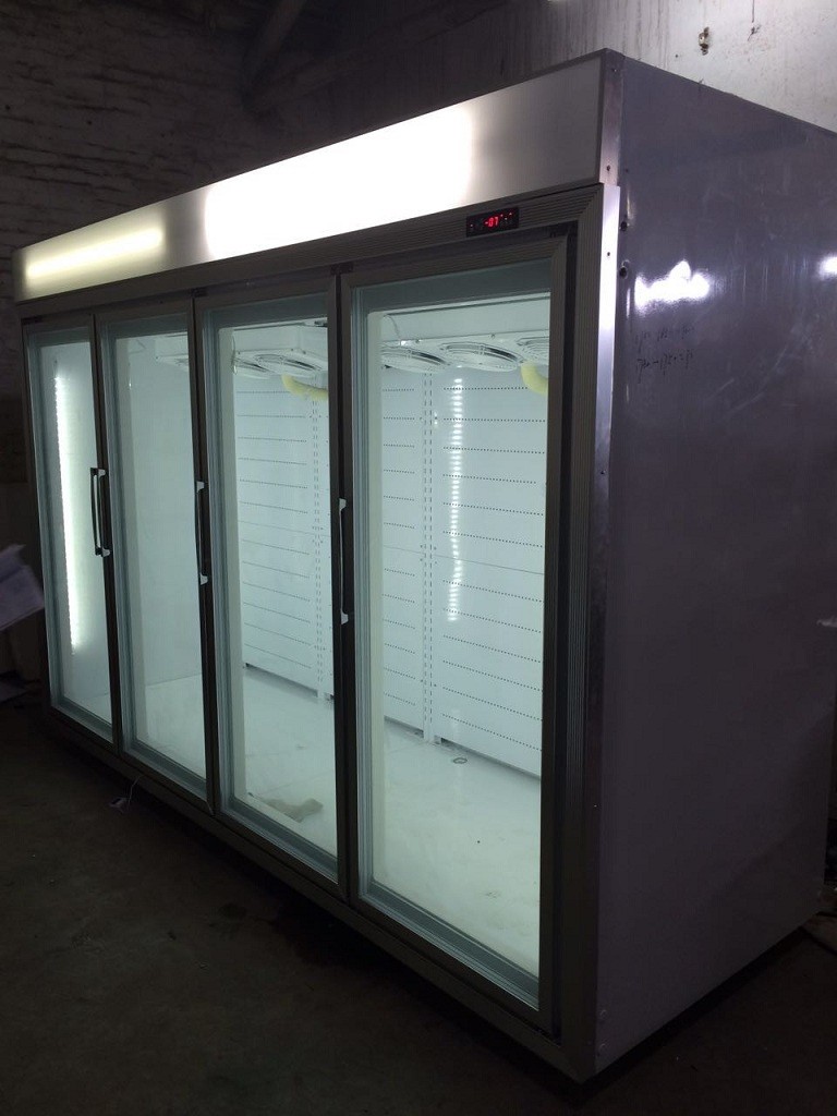 CE/congelador de vidro porta de RoHS Greenhealth a favor do meio ambiente