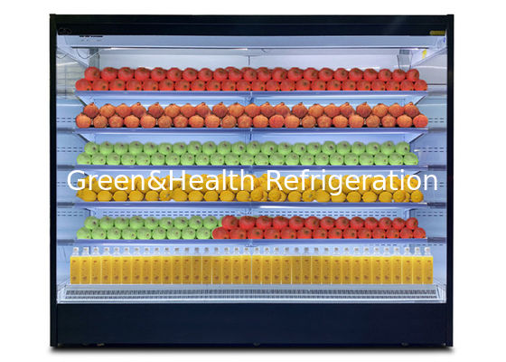 Sistema de controlo remoto frigorífico comercial com ecrã frontal aberto de múltiplos decks