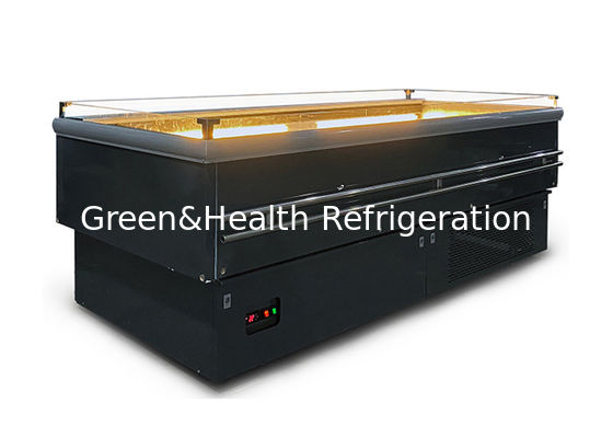 2 ao tipo aberto do refrigerador grande da exposição do alimento do artigo da promoção da capacidade 8℃