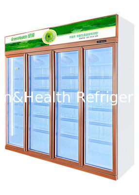 Um automóvel mais fresco da bebida R290 comercial degela o refrigerador Champagne da exposição das bebidas