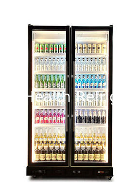 Refrigeradores comerciais do vinho e da bebida do refrigerador da porta 1130L dois