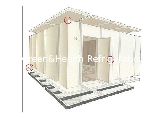 Armazém Passeio em Armazém Frio Produtos do Mar Carne Bovina Fraldas de Frango Isolamento PU