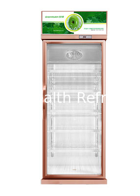 Supermercado Display Comercial Freezer Dinâmico Refrigerador de vidro vertical