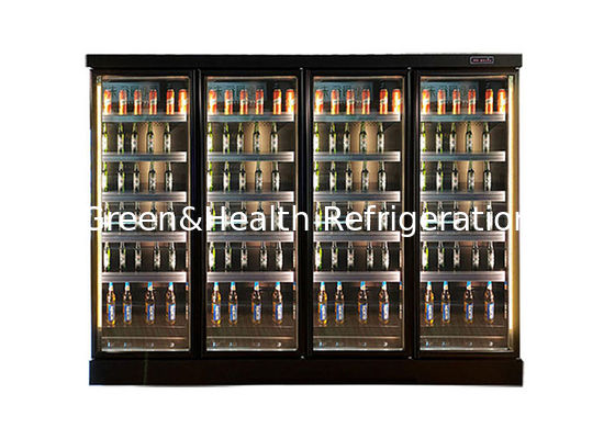 Grande Green Health Multideck Open Chiller Portas de vidro múltiplas Freezer profundo