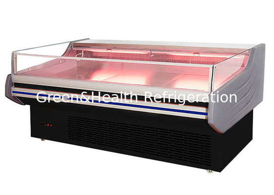 900W descongelamento automático Vitrine de carne fresca congelador frigorífico