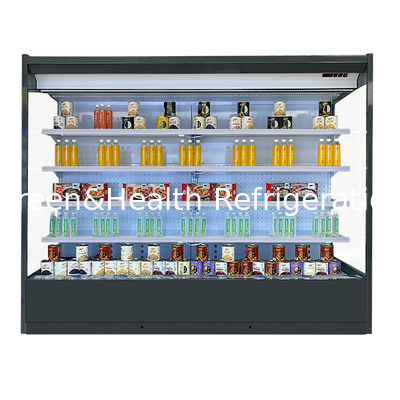 1350L Commercial Multideck Open Chiller para Loja Bebidas Frigorífico Air Cool