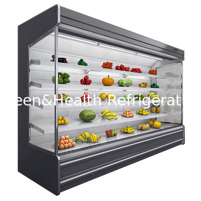 Altura 2 metros Multideck Open Chiller R404a Cor personalizada