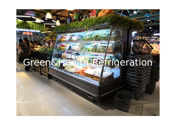 Europa Comercial Chiller Aberto Multideck para Vegetais 1800W