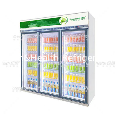 2087L Commercial Display Freezer 2~8 Graus E Low Defogging Glass Door Vertical Beverage Inverter Chiller
