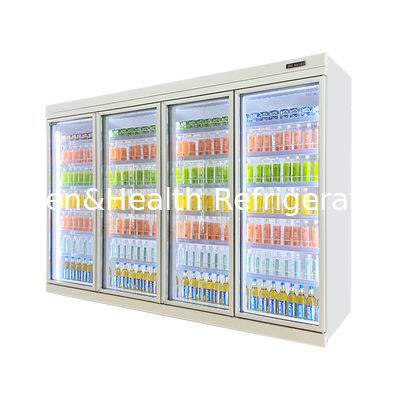 2694L Display comercial vertical congelador refrigerador de vitrine de bebidas