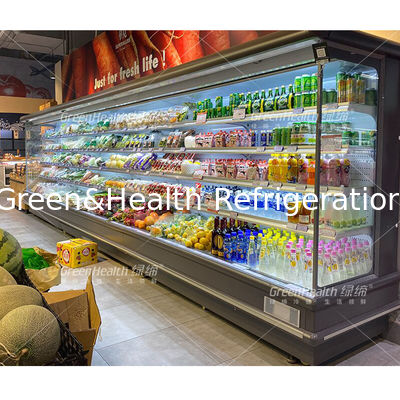 Refrigerador comercial Alimentos Deck Chiller de exibição aberta para refrigeração em empresas