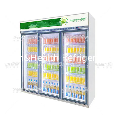 5 camadas refrigerador de bebidas comerciais com controlador digital para solução de refrigeração do supermercado