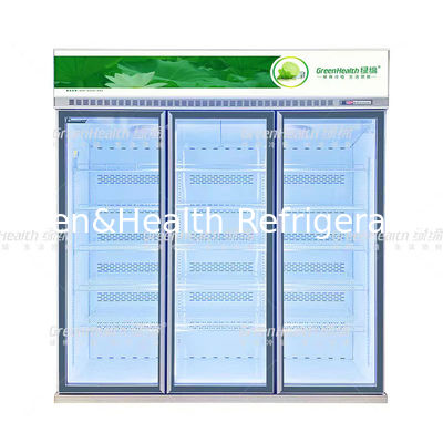 Aqua de descongelamento por evaporação automática refrigerador comercial de bebidas para bebidas frias