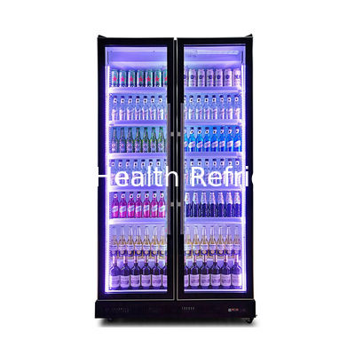 Swing Door Liquor Drinks Display Freezer com refrigerante R290 e vidro Low E