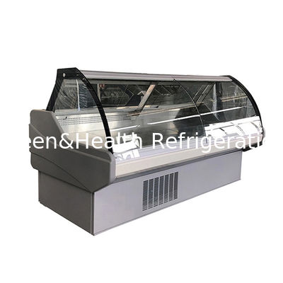 Refrigerador da exposição do contador do refrigerador/carne da exposição do supermercado fino do compressor de Danfoss