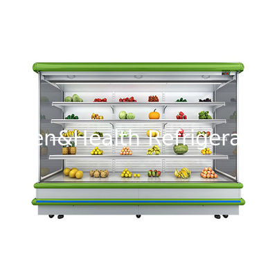Restaurante R134a Display do supermercado Multideck Open Chiller para frutas