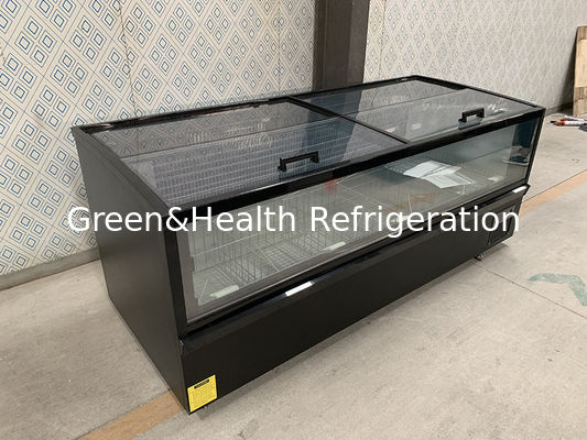 Fabrica Vendas directas Comercial Horizontal Grande Display de armazenamento Commodity Island Cabinet