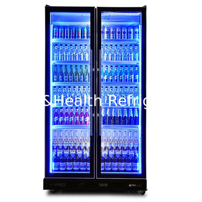 Multidor Rack Multicamadas Luzes Multicoloradas Bebidas Refrigerador Display Freezer