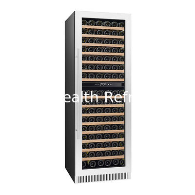 Certificado ETL 326 unidades equipadas com duas portas de vidro três refrigeradores de vinho de temperatura independente
