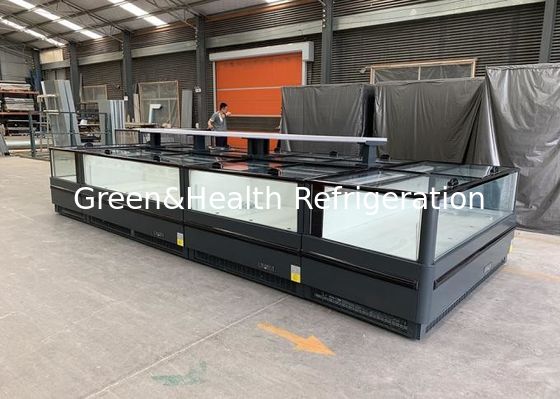 Armário de venda de alimentos congelados congelador de ilha congelador de supermercado congelador de ilha