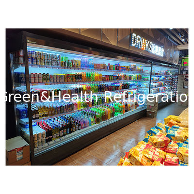 Quinto andar do supermercado frutas/vegetais/leite frigorífico frigorífico