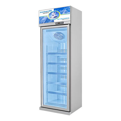 Freezer Expositor Comercial Refrigerado de Porta Única para Loja de Conveniência