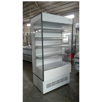 Expositor de Armazenamento Refrigerado Frutas/Vegetais/Leite Geladeira Aberta Mini Cooler