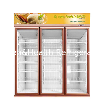 Congelador de Exibição de Bebidas Comercial com Capacidade de 1154L, Degelo Automático e Refrigeração por Ventilador para Armazenamento Eficiente de Bebidas
