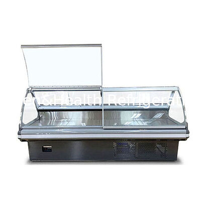 Elevação frontal Compressor incorporado para armazenamento de alimentos cozidos usando armários de armazenamento refrigerados para alimentos cozidos