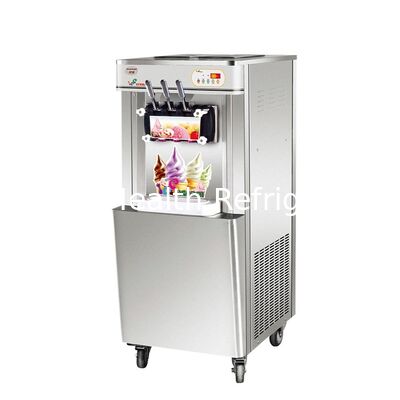 Máquina de sorvete comercial de aço inoxidável para servir suave