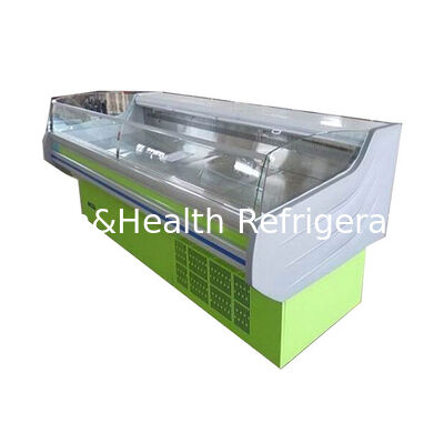 Congelador de carne de aço inoxidável com luz LED e descongelamento automático para uso comercial