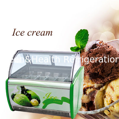 -18~-22 congelador Danfoss da exposição do gelado das bandejas do grau 12/compressor de Tecumseh