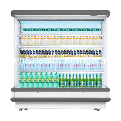 2m Supermercado Frutas Vitrina Multideck Open Chiller Com compressor Copeland