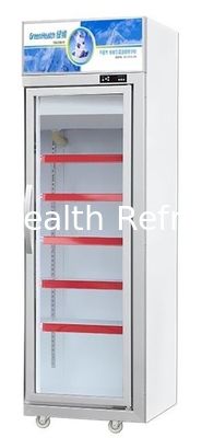 Única porta Feezer ereto comercial para Redbull e refrigerador de água do leite