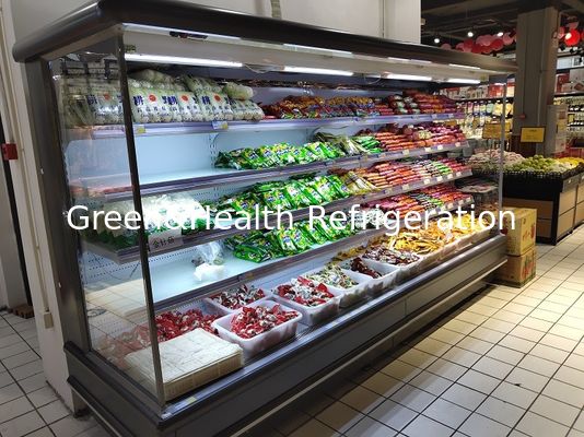 refrigerador aberto de 60Hz Multideck para a eficiência elevada do tomate e do coco