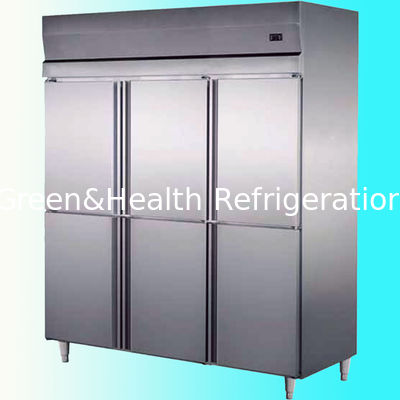 Frigorífico de cozinha comercial para armazenamento de alimentos Equipamento frigorífico de temperatura dupla