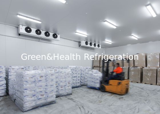 Armazém comercial de armazenamento a frio com isolamento PU de alta densidade, controle de temperatura inteligente e expansão modular