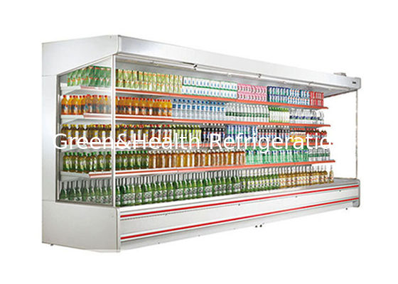 O refrigerador aberto de R22 Multideck frutifica o refrigerador aberto vegetal da exposição para a bebida
