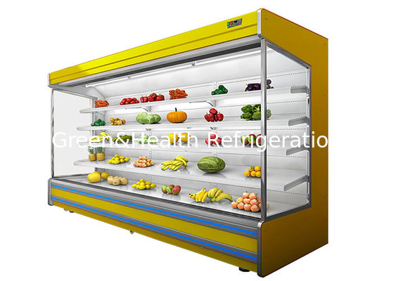 Mostra do refrigerador de Multideck do refrigerador da plataforma aberta de sistema remoto para o supermercado